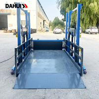 Plateforme de chargement mobile hydraulique portable, capacité de charge 2-3T, rampe de quai pour le chargement et le déchargement de conteneurs et de camions