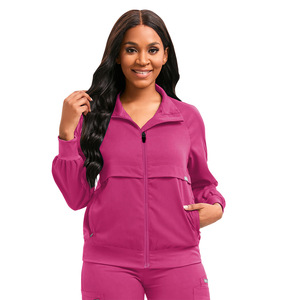 52002 forro de malla con cremallera, chaqueta hinchada con costuras reforzadas para invierno, chaqueta para mujer, chaqueta médica de Invierno para mujer - Product Image 1