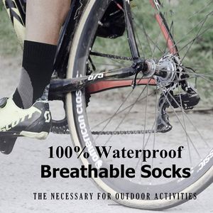Waterproof <b>Socks</b> Unisex <b>Winter</b> Warm Breathable Cushioned Skiing Custom Ankle Black Athletic <b>Socks</b> Men - Product Image 2