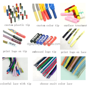 Hoodies Draw Cord Metal Tip ECO-friendly 8 mm Flat Polyester <strong>Lace</strong> Aglet Tipping Shoelace Tip Decoration <strong>Replacement</strong> <strong>Shoe</strong> <strong>Lace</strong> - Product Image 5