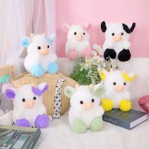 New Arrival Belle Strawberry Cow Toy Colorful Animal Cow Soft Stuffed Plush Toy Multiple Color Options Gifts for Kids