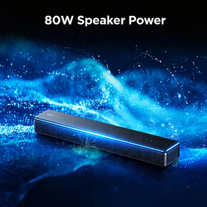 Barre de son Remax Home Theater Audio BT V5.4 pour TV, 3 modes d'égalisation, haut-parleurs TV 80W, avec connexion Bluetooth/USB/OPT/AUX/HDMI - Product Image 6
