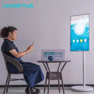 Leaderhub 2k बहु-समारोह वक्ता में बनाया के लिए बारी बारी से स्क्रीन 32 इंच incelll कैपेसिटिव टच स्मार्ट पैनल घर उपयोग