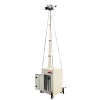 Cámara de Seguridad de Acero de Alta Eficiencia con Clasificación IP65, Torre CCTV con Control Manual del Mástil, Resistencia al Viento Nivel 8 para Monitoreo