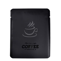 JNH Nouveau Design Eco Friendly Aluminium Folie Verpackung Noir Goutte à goutte Sac de Café Emballage quantité minimale de commande 100PCS