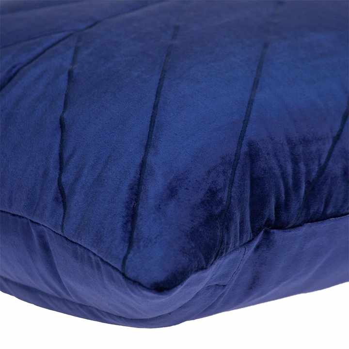 HMS Quilted Velvet Arrows Blue Decorative Throw Pillow Cushion Case Pillow Cases & Decorative Accessories