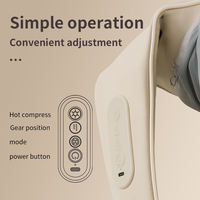 Masajeador Eléctrico Inalámbrico Shiatsu para Aliviar el Dolor, Masajeador de Espalda, Cuello y Hombros, Relajador Cervical