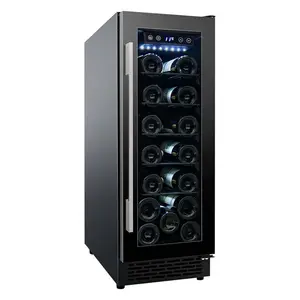 Bán buôn OEM Mini Wine hầm lưu trữ tủ gỗ Wine Cooler với lưu trữ Rack cho chai 18/20