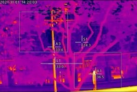 Module de caméra thermique infrarouge 640x480 avec port Ethernet pour la prévention des incendies forestiers et l'industrie