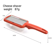 Outil de cuisine multifonctionnel en acier inoxydable Moulin à fromage en métal, chocolat et citron pour râper les ingrédients.