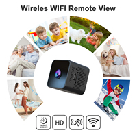 Mini caméra sans fil magnétique 2.4G WiFi 1080P, vision nocturne, MicroSD, 12MP, capteur CMOS 120, caméra de surveillance pour la maison, sécurité domestique, télécommande