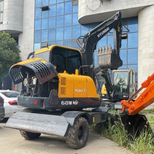 Excavadora de Ruedas Hyundai HW60 USADA a Bajo Precio, Excavadora de Ruedas Hyundai 60 Nueva, Excavadora de Ruedas Hyundai de 6 Toneladas en Venta - Product Image 5