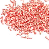Serie Natalizia: Decorazioni in Argilla Polimerica a Forma di Babbo Natale, Pupazzo di Neve e Fiocchi di Neve per Bambini, Arte delle Unghie e Scrapbooking