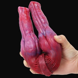 Double Penetration Silicone <b>Dildo</b> Erotic Monster Sex Toy Double Head <b>Dildo</b> for Lesbian Super Long Two Ended <b>Dildo</b> - Product Image 2