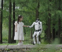 Robot personnel IA embarqué Qiyuan T1 100 % original, transformable en bipède et quadrupède, avec SDK ouvert