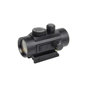 LUGER Red Dot Sight Optics Sight Scope 1X40SAR Illuminated Red Green Dot Fit 11/20mm avec niveau d'eau