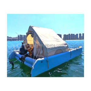 Casa Flotante Prefabricada <span class=keywords><strong>de</strong></span> Lujo, Bote Pontón Inflable, Casa Flotante Inteligente, Certificación EN14960, Material <span class=keywords><strong>de</strong></span> PVC/Vinilo, Tamaño Personalizable - Product Image 4