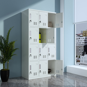 Armoire de classement métallique, casier de rangement en acier, armoire modulaire verrouillable avec serrure à clé pour la maison, le bureau, la chambre et la cuisine - Product Image 5