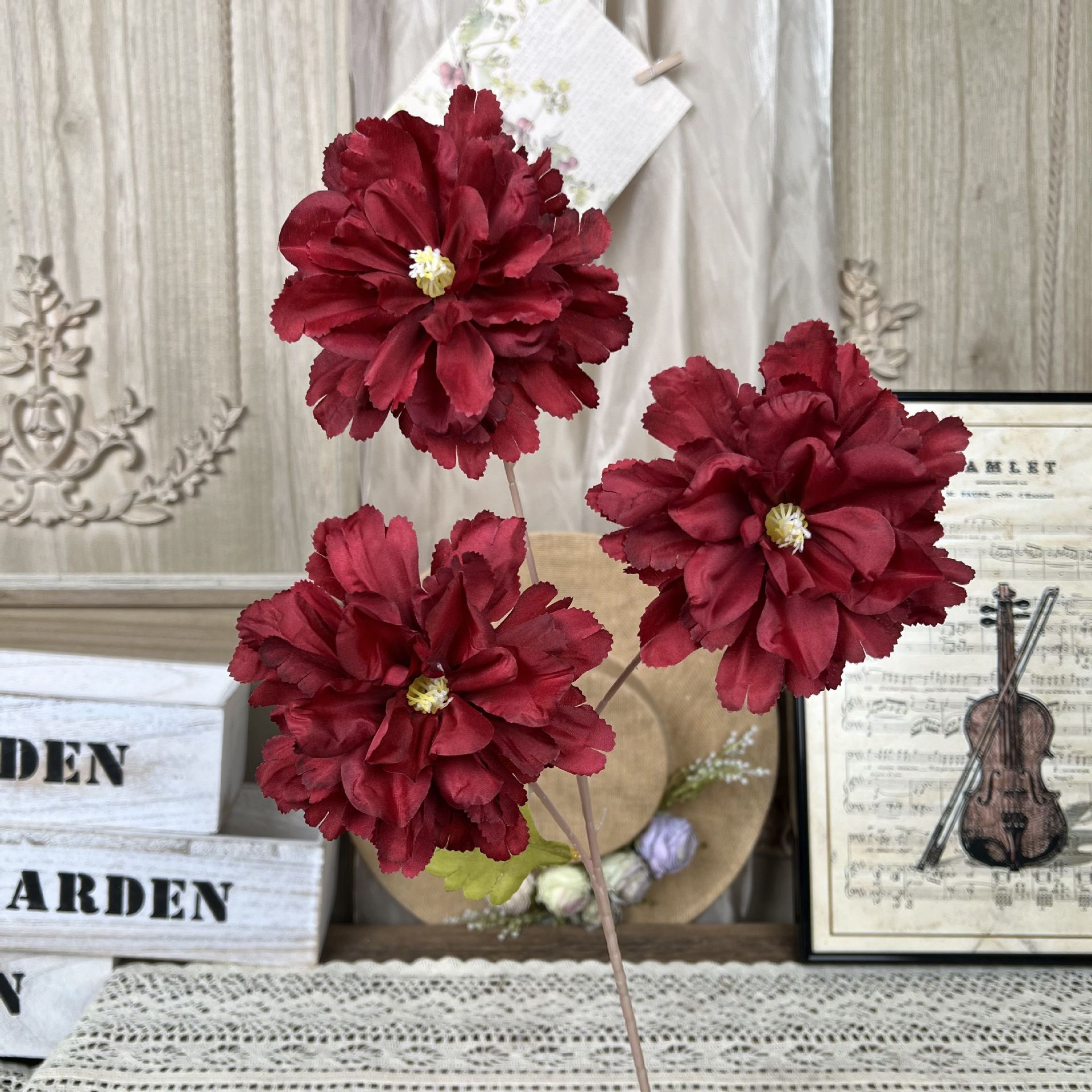 Y-Hibiscus Pivoine-Rouge