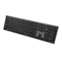 Commutateur à ciseaux professionnel 2.4Ghz BT connectivité multiple 108 touches clavier sans fil + souris de jeu 4D ensemble combiné