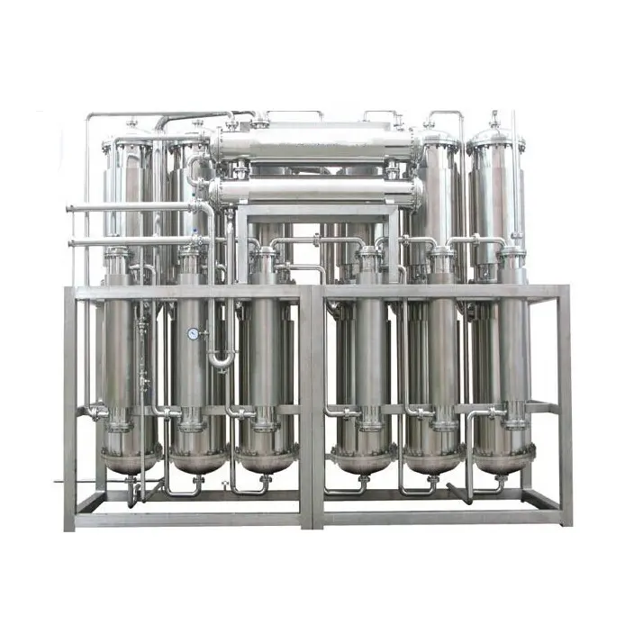 Máquina purificadora de agua purificada WFI, destilada, para productos químicos
