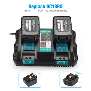 2 Khe Cắm Lithium Di Động Công Cụ Điện Có Thể Sạc Lại Thay Thế Pin Sạc Cho <span class=keywords><strong>Makita</strong></span> 14.4-<span class=keywords><strong>18Volt</strong></span> Không Dây Khoan Công Cụ Điện - Product Image 4