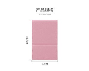 Thiết Kế Phổ Biến Nhỏ Đa Màu Sắc Tùy Biến Xách Tay Vuông PU Từ Có Thể Gập Lại <span class=keywords><strong>Magnifying</strong></span> Một Mặt Gương Mỹ Phẩm - Product Image 1