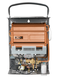 Chauffe-eau portable pour camping-car/voiture et usage extérieur, type à évacuation naturelle, 5L, gaz avec échangeur de chaleur en cuivre - Product Image 4