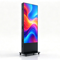 Afficheur LED portable pliable pour l'extérieur, signalétique numérique pour les salons professionnels, les événements et les campagnes promotionnelles.