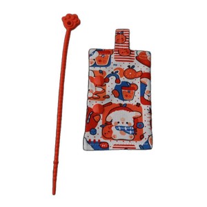 Bolsa de almacenamiento para residuos de mascotas, bolsa portátil de lona para pasear perros, diseño con temática navideña para uso en exteriores - Product Image 5