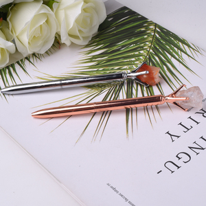 Speciale metalen <span class=keywords><strong>pen</strong></span> met aangepast logo en verpakking, groothandel kristallen <span class=keywords><strong>pen</strong></span> met ruwe kristallen en verwisselbare inkt. - Product Image 5