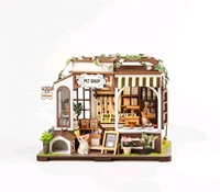 Jouet créatif DIY pour filles, maison de fleurs, modèle d'assemblage 3D fait main (Karis's Pet Store)