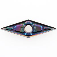 Outil de coupe en acier trempé CNC Wnmg080404 Bf2, forme triangulaire, épaisseur de lame de 2,5 mm pour application de tournage