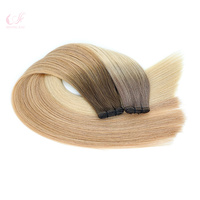 Extensions de cheveux russes double trame, double épaisseur, tissées à la machine, les plus vendues, mèches de cheveux Remy pour salon