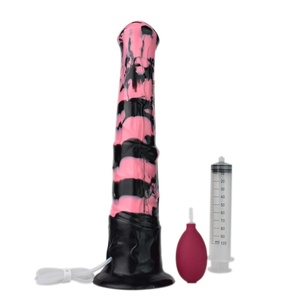 YOCY New Product Size S M L Liquid Silicone Ejaculation Animal Horse <b>Dildo</b> Anal Plug Big Squirting Sex Toys for Woman - Product Image 2