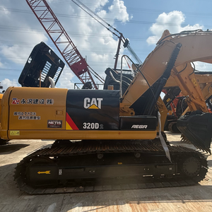 รถขุดตีนตะขาบไฮดรอลิก Caterpillar 320D มือสอง ของแท้จากญี่ปุ่น ขนาด 20 ตัน อุปกรณ์ก่อสร้างขนาดกลาง สำหรับงานเคลื่อนย้ายดิน - Product Image 1