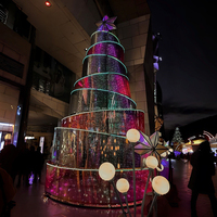 ZKAI Neuheiten Weihnachtsideen Dekoration LED RGB Lichtband Weihnachtsbaum für Veranstaltungen und Partys