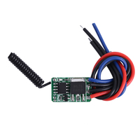 Interrupteur à distance sans fil universel DC 3.5V-15V 433MHz, module d'interrupteur de commande 2A, télécommande