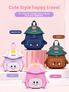 Nouveau Sac à Dos Souple Imperméable Mini Champignon Mignon pour Filles, en Polyester Tendance avec Sangle à Coussin d'Air pour l'École et le Quotidien - Product Image 5