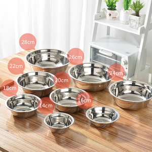 Juego de tazones para sopa de acero inoxidable, redondos y profundos, con tapa, para almacenamiento de alimentos en hoteles, de 0.5 mm y 1.0 mm de grosor, no magnéticos. - Product Image 3