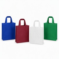 Sac fourre-tout carré personnalisable en non-tissé écologique avec fermeture éclair, fond non rembourré, pour le shopping promotionnel (style décontracté)