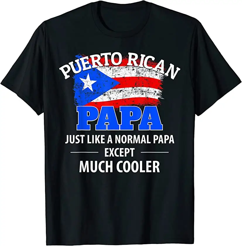 Sommer puerto-ricanisches bedrucktes T-Shirt Großhandelspreis Kurzarm-Oberteile benutzerdefinierter Name lässiges Street-T-Shirt übergroße Herrenbekleidung