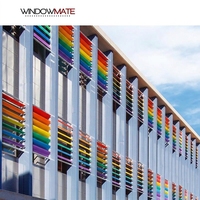 Volet en aluminium à ouverture verticale, design moderne, écologique, léger, durable, économie d'énergie, pour la maison et le bureau