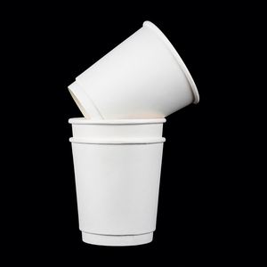 Vaso de Papel para Café y Té de 7oz, Doble Pared, Material Ecológico, Impresión de Logotipo Personalizado, para Oficina - Product Image 1