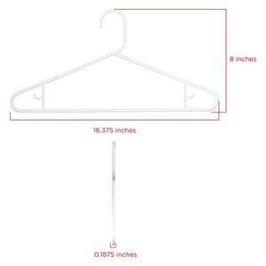 Heavy Duty Cheap <b>White</b> ABS Plastic High Quality Multifunctional Clothes Hangers <b>Wardrobe</b> <b>Single</b> Tier Clothing Organizer Free - Product Image 3