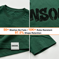 T-shirts épais pour hommes, personnalisés, effet vieilli et déchiré, 280 GSM, style vintage, imprimé numérique effet craquelé, streetwear, vêtements oversize