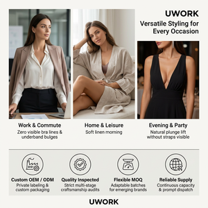 <span class=keywords><strong>Reggiseno</strong></span> in lattice morbido <span class=keywords><strong>push</strong></span>-<span class=keywords><strong>up</strong></span> sexy da donna all'ingrosso, <span class=keywords><strong>reggiseno</strong></span> <span class=keywords><strong>senza</strong></span> fili con scollo a V romantico <span class=keywords><strong>senza</strong></span> cuciture per feste, OEM - Product Image 4