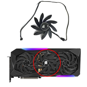 Ventilateur de carte graphique PLD10015B12H 0.55A 4Pin pour Gigabyte AORUS GeForce RTX 3070 <span class=keywords><strong>3080</strong></span> 3090 XTREME RX 6800 <span class=keywords><strong>6900</strong></span> <span class=keywords><strong>XT</strong></span> 16G ventilateur de refroidissement - Product Image 5