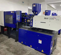 Machine de moulage par Injection plastique d'occasion Haitian 120 tonnes, servomoteur MA1200, Machine de moulage par Injection à économie d'énergie
