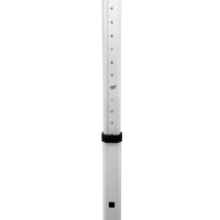 Mire de nivellement en aluminium SC-16FT de 16 pieds (5 sections) pour la topographie, instrument de mesure de précision